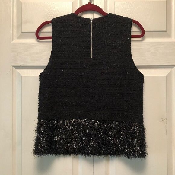 Endless Rose Black Textured Top - Picture 5 of 6